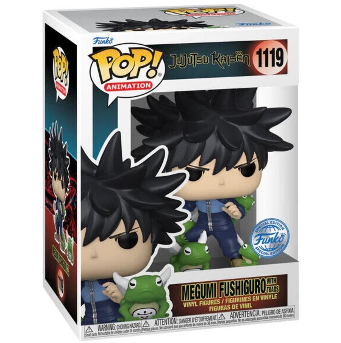Jujutsu Kaisen - Megumi Fushiguro with Toads (Special Edition) #1119 - Funko Pop! Vinyl Anime - Persona Toys
