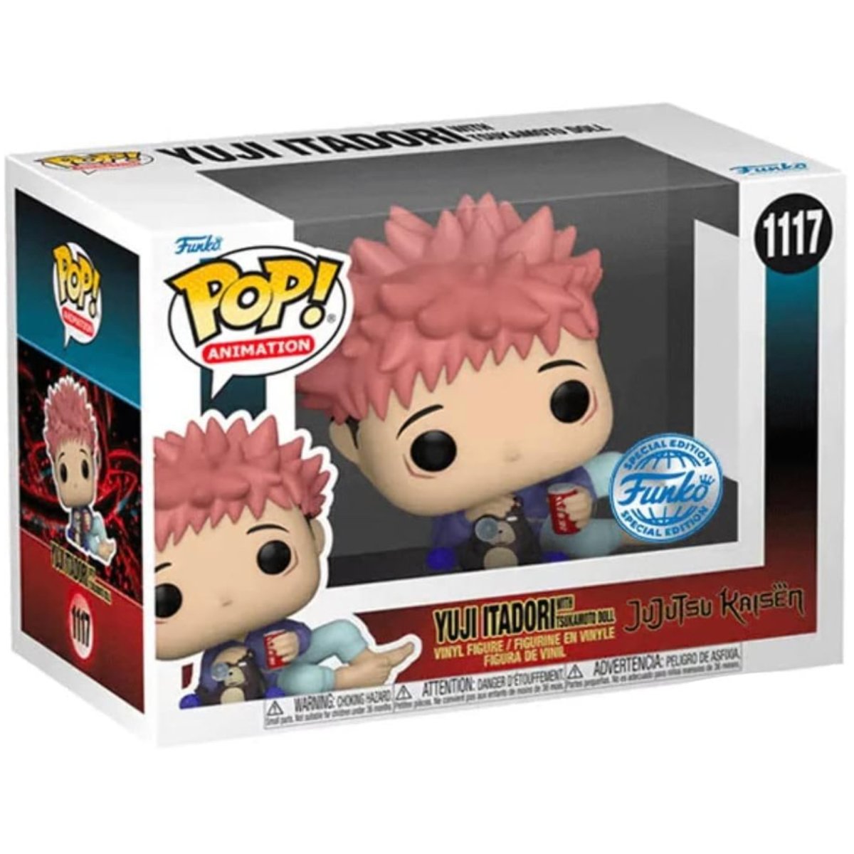 Jujutsu Kaisen - Yuji Itadori with Tsukamoto Doll (Special Edition) #1117 - Funko Pop! Vinyl Anime - Persona Toys