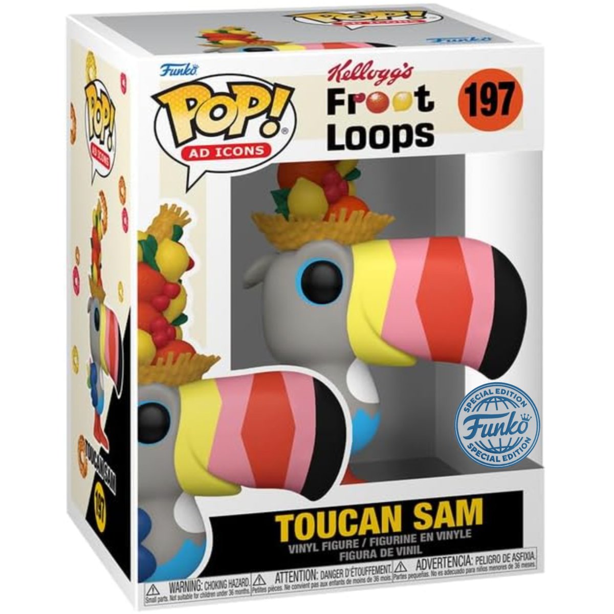 Kellogg's Fruit Loops - Toucan Sam (Special Edition) #197 - Funko Pop! Vinyl Icons - Persona Toys