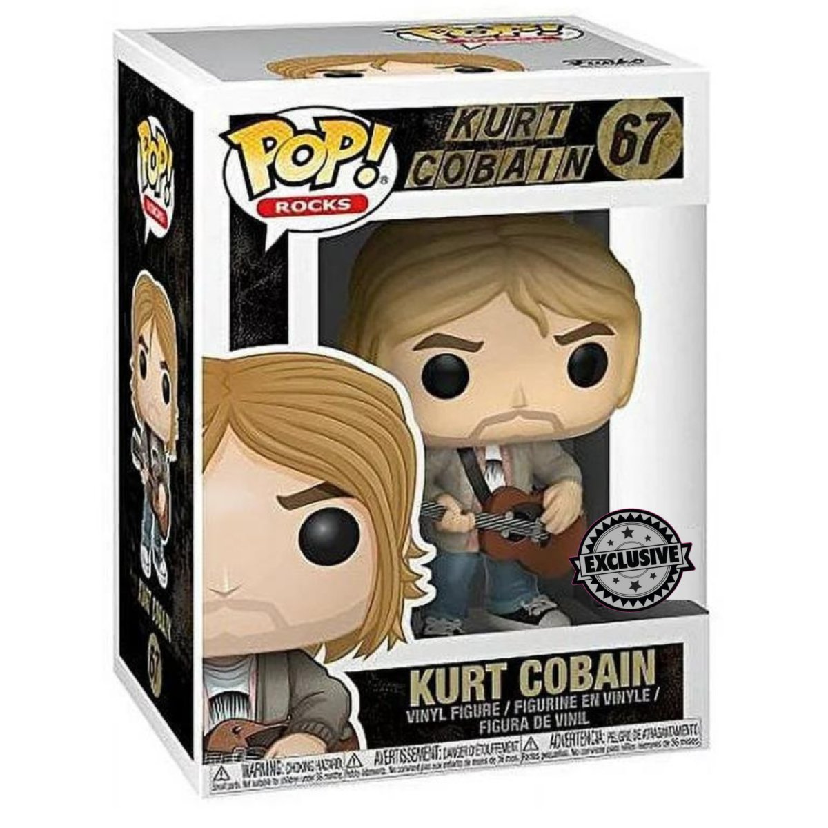 Kurt Cobain - Kurt Cobain (Exclusive) #67 - Funko Pop! Vinyl Rocks - Persona Toys