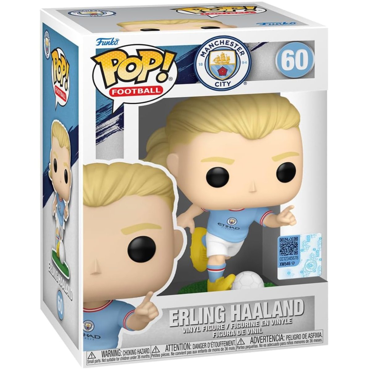 Manchester City Football Club - Erling Haaland #60 - Funko Pop! Vinyl Icons - Persona Toys