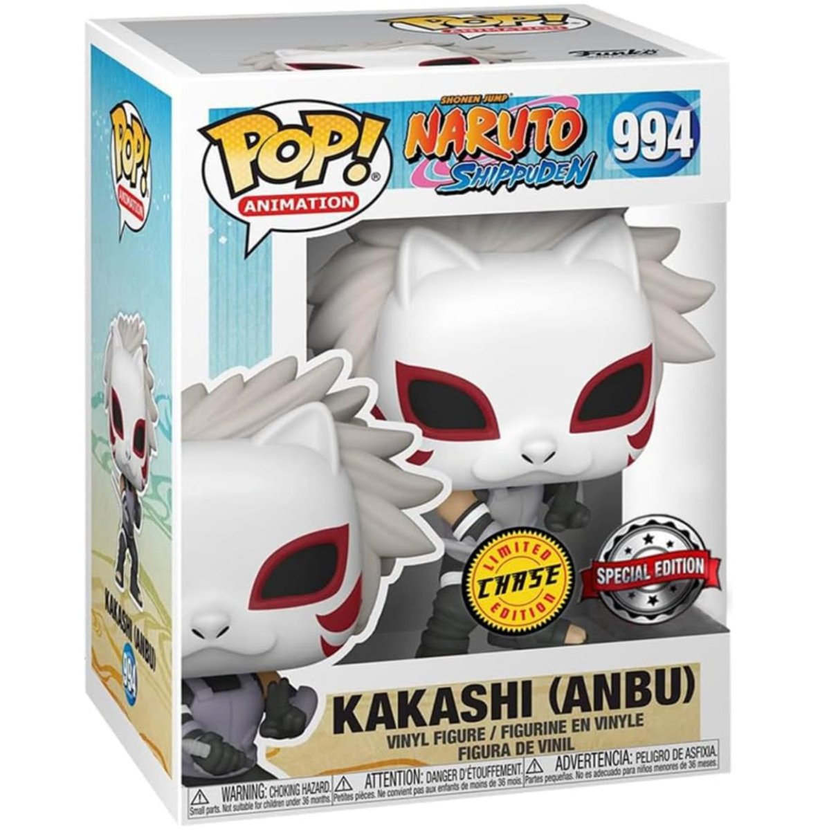 Naruto Shippuden - Anbu Kakashi (Chase) (Special Edition) #994 - Funko Pop! Vinyl Anime - Persona Toys