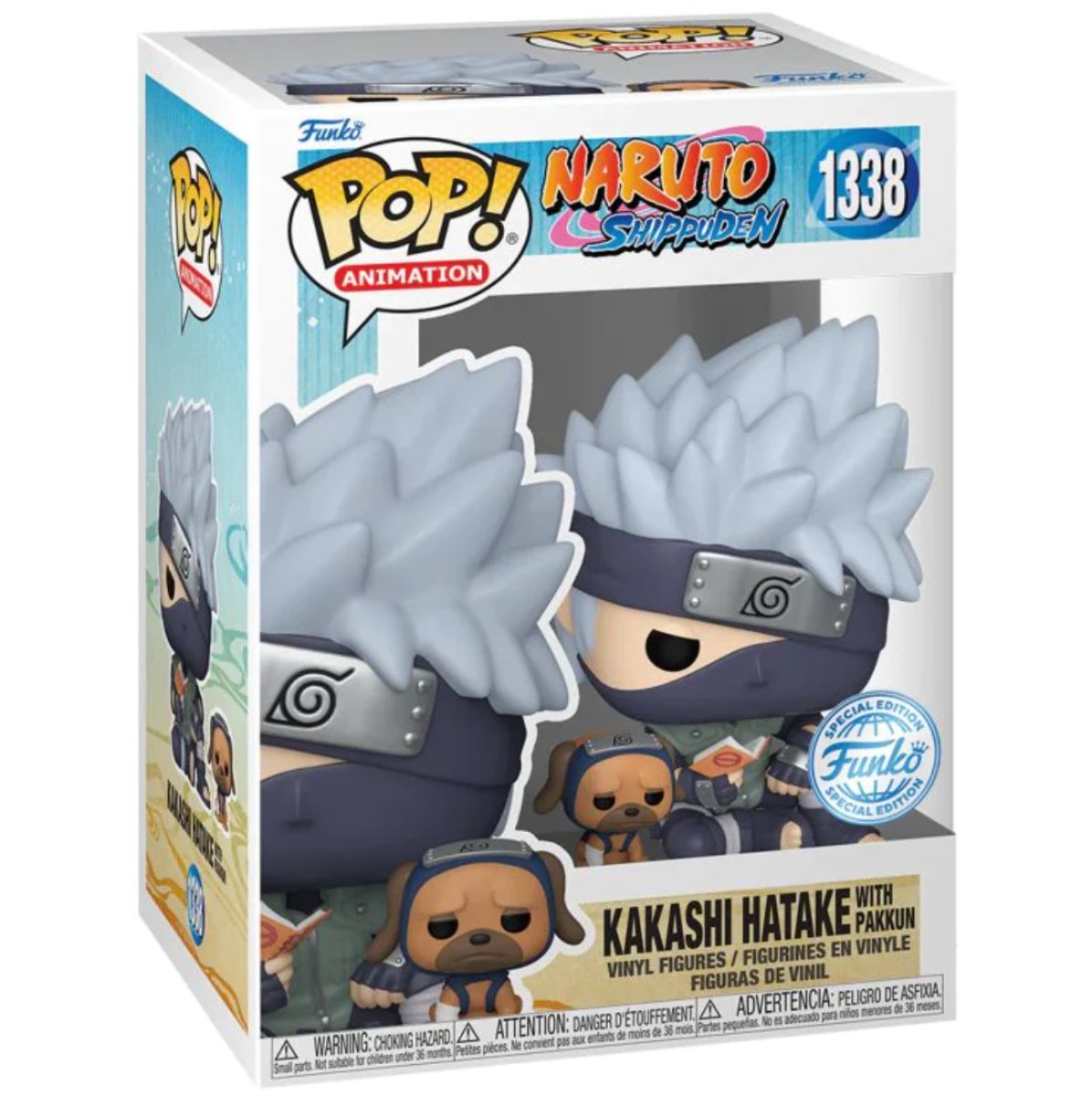 Naruto Shippuden - Kakashi Hatake with Pakkun (Special Edition) #1338 - Funko Pop! Vinyl Anime - Persona Toys