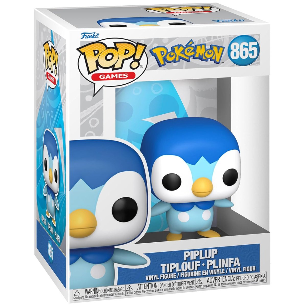 Pokemon - Piplup #865 - Funko Pop! Vinyl Games - Persona Toys