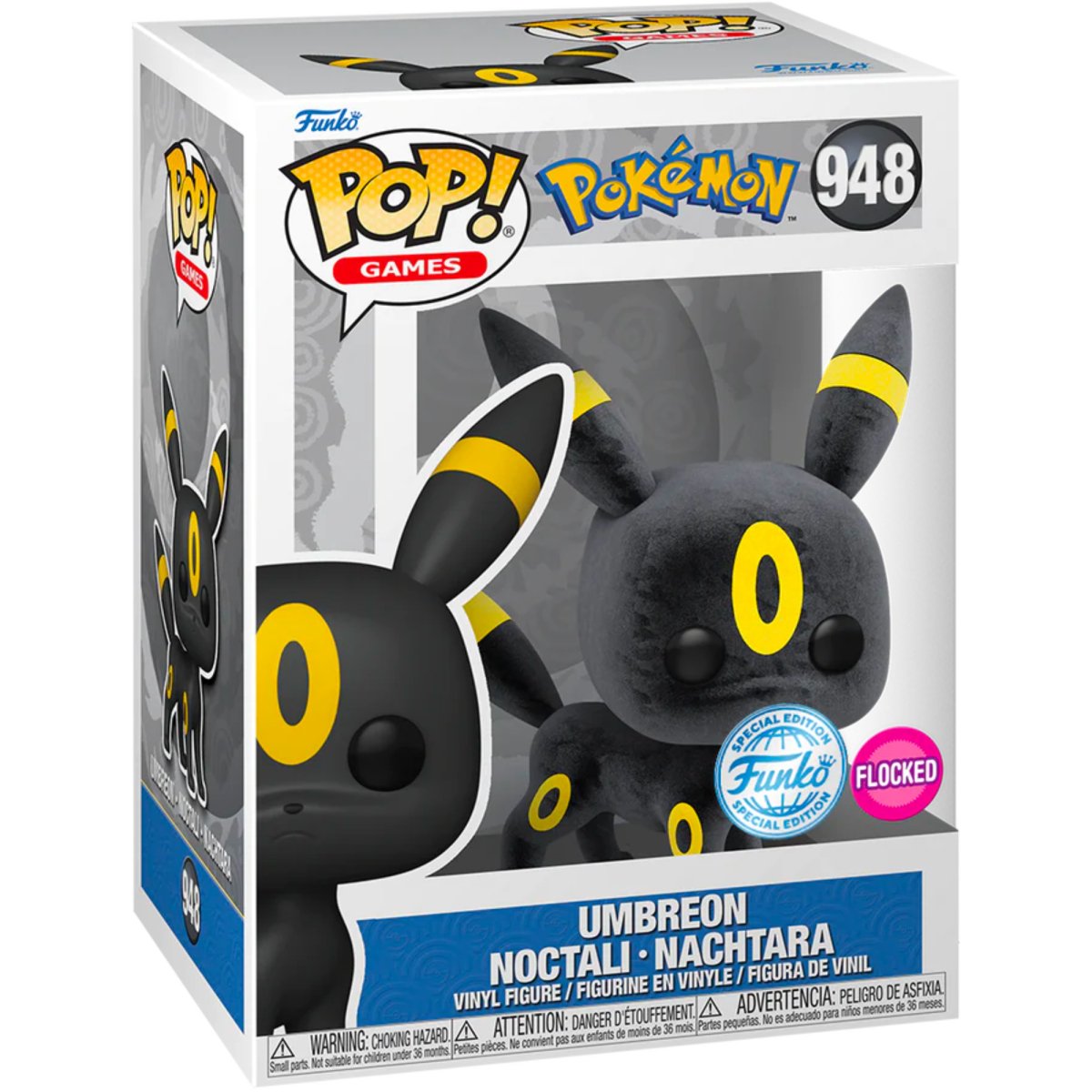 Pokemon - Umbreon (Flocked Special Edition) #948 - Funko Pop! Vinyl Games - Persona Toys