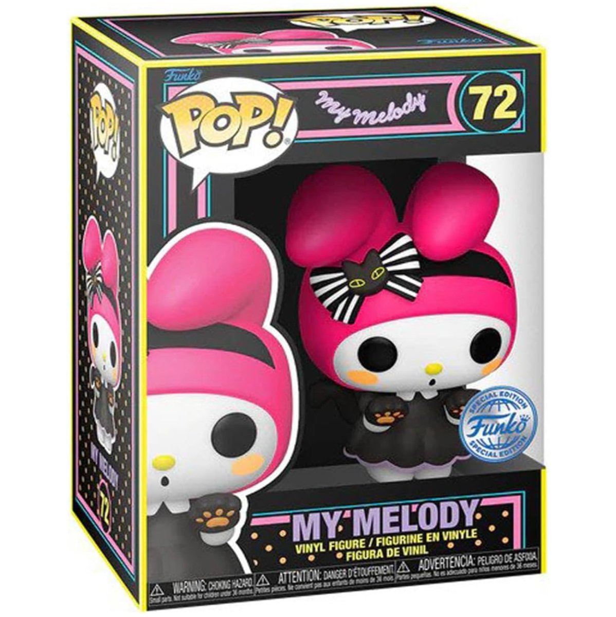 Sanrio - My Melody (Blacklight Special Edition) #72 - Funko Pop! Vinyl Anime - Persona Toys