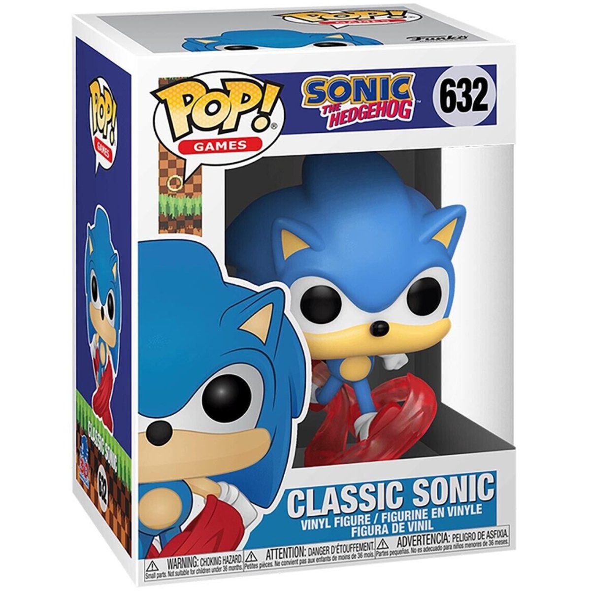 Sonic the Hedgehog - Classic Sonic #632 - Funko Pop! Vinyl Games - Persona Toys