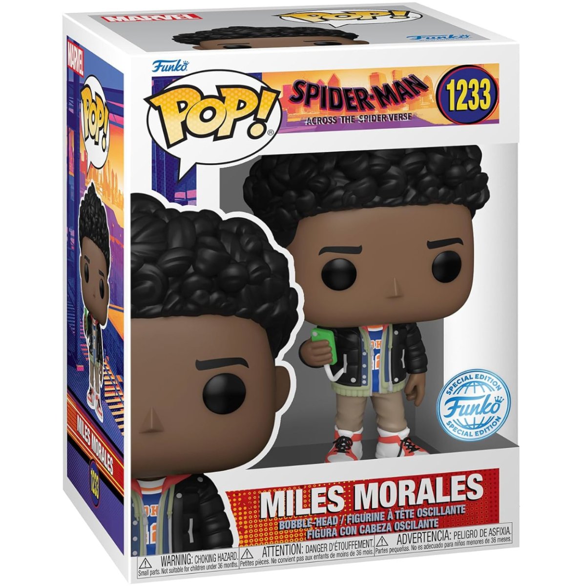 Spider-Man Across the Spider-Verse - Miles Morales (Special Edition) #1233 - Funko Pop! Vinyl Marvel - Persona Toys