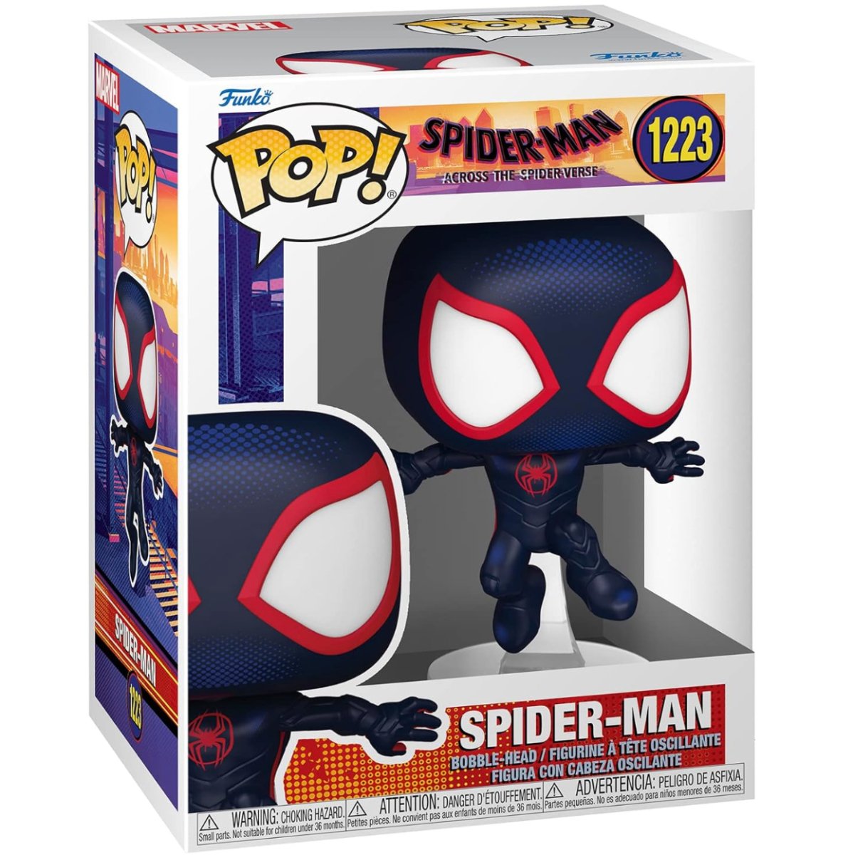 Spider Man Across the Spider Verse Spider Man Miles Morales 1223 Funko Pop Vinyl Marvel