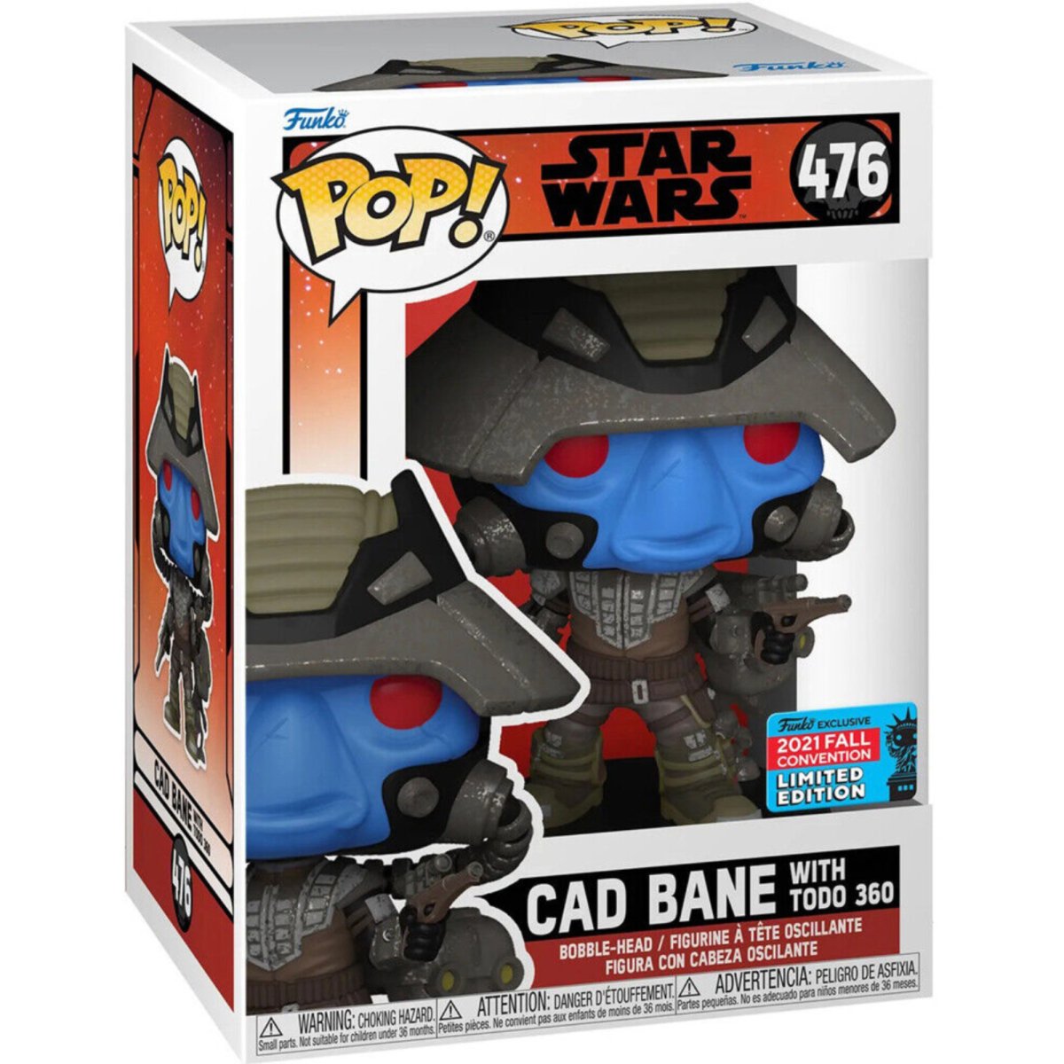 Star Wars - Cad Bane with Todo 360 (2021 Fall Convention Limited Edition) #476 - Funko Pop! Vinyl Star Wars - Persona Toys