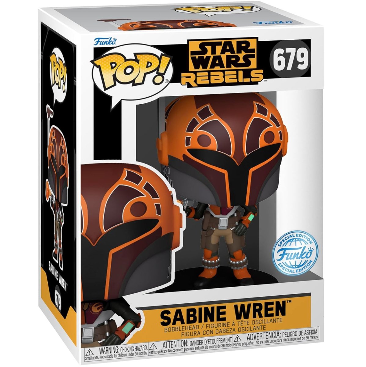 Star Wars - Sabine Wren [Rebels] (Metallic Special Edition) #679 - Funko Pop! Vinyl Star Wars - Persona Toys