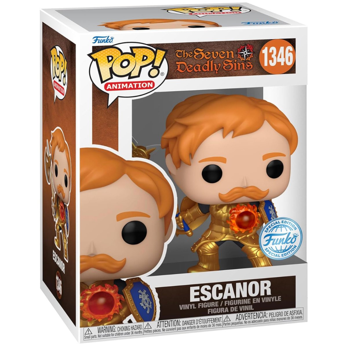 The Seven Deadly Sins - Escanor (Special Edition) #1346 - Funko Pop! Vinyl Anime - Persona Toys