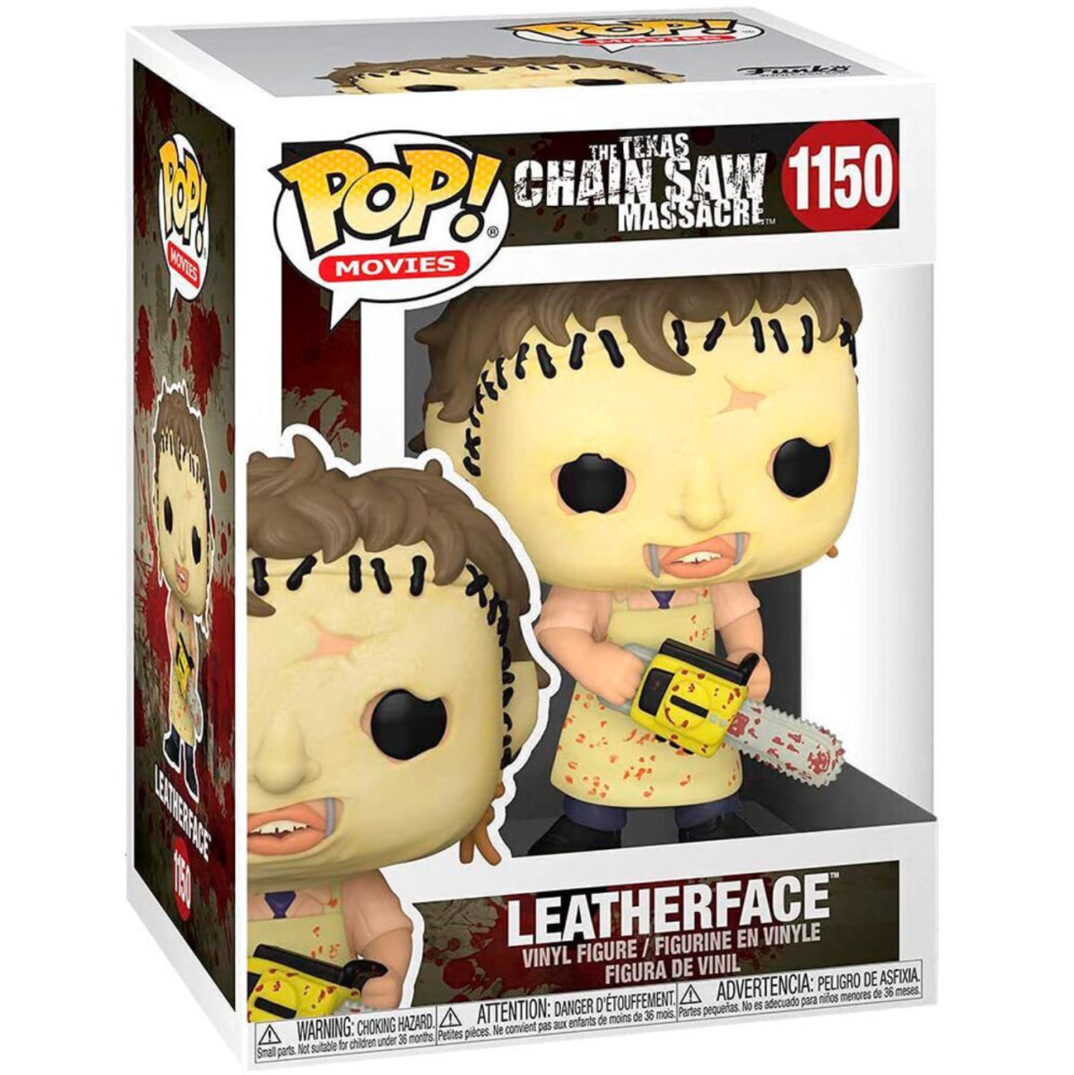 The Texas Chainsaw Massacre - Leatherface [with Chainsaw] #1150 - Funko Pop! Vinyl Movies - Persona Toys
