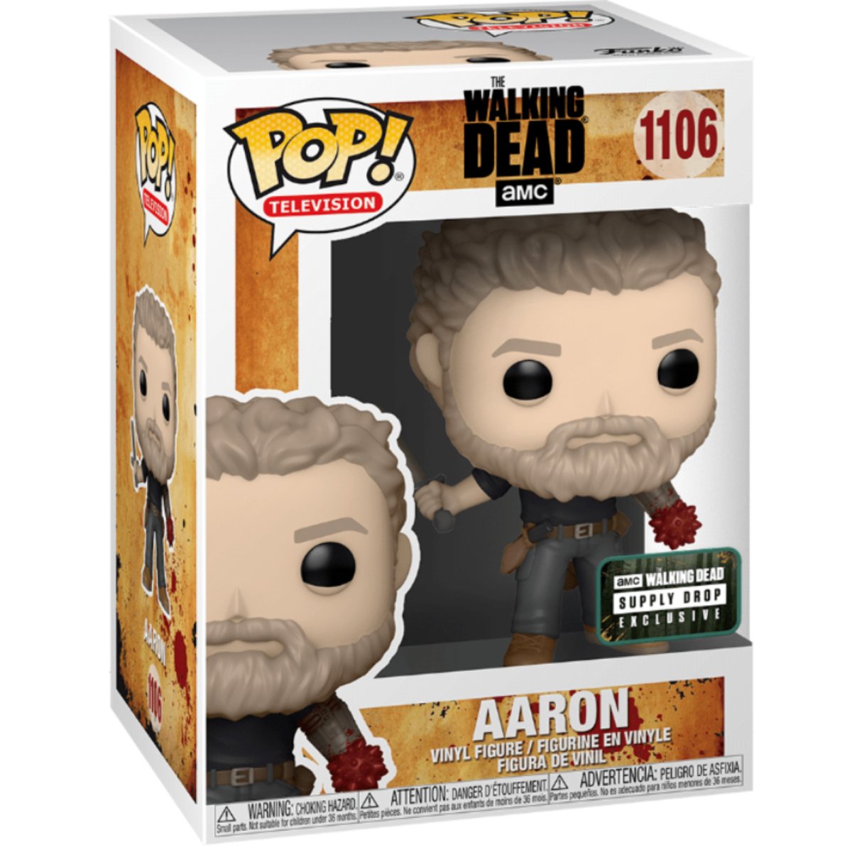 The Walking Dead - Aaron (Supply Drop Exclusive) #1106 - Funko Pop! Vinyl Television - Persona Toys