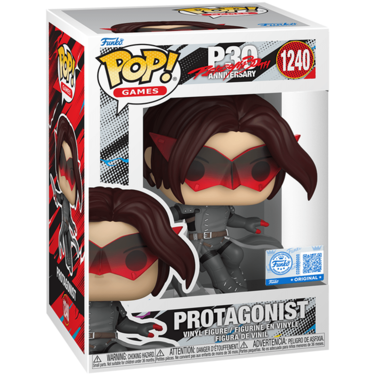 30th Anniversary Persona 5 The Phantom X - Protagonist (Special Edition) 1240 - Funko Pop! Vinyl Games - Persona Toys