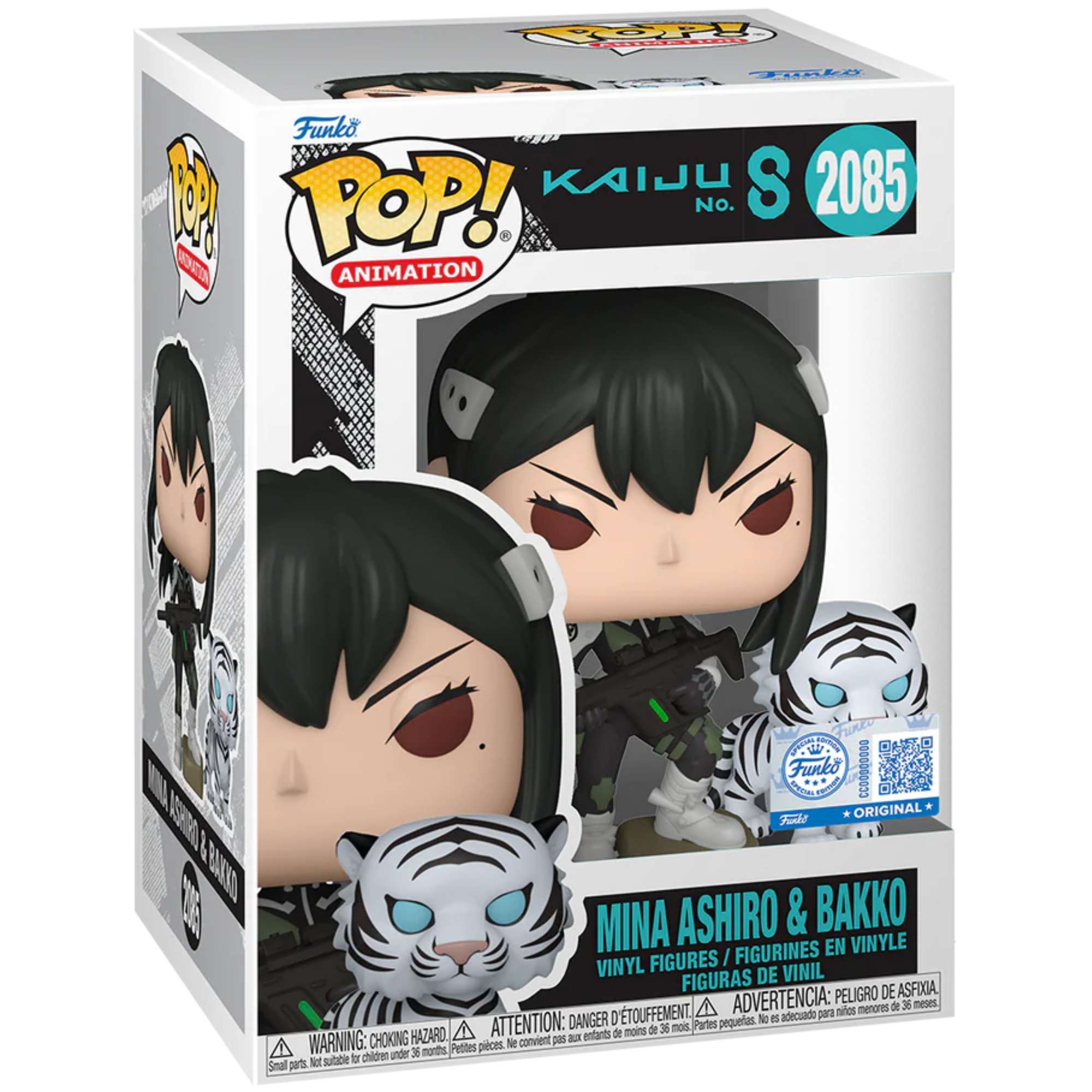 Kaiju No.8 - Mina Ashiro & Bakko (Special Edition) #2085 - Funko Pop! Vinyl Anime