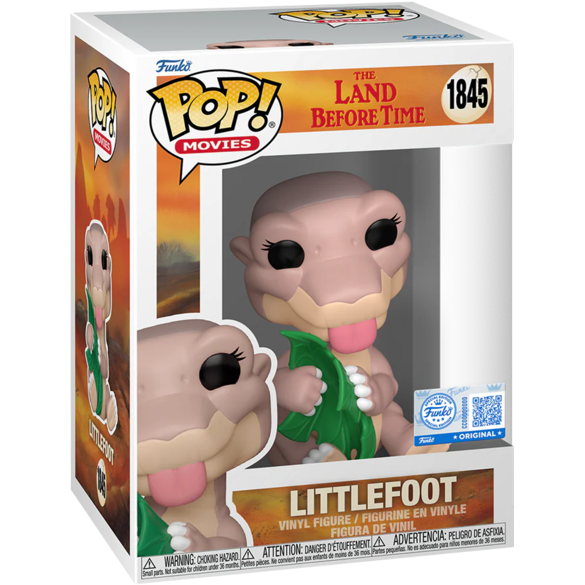 The Land Before Time - Littlefoot w/ Treestar (Special Edition) #1845 - Funko Pop! Vinyl Movies