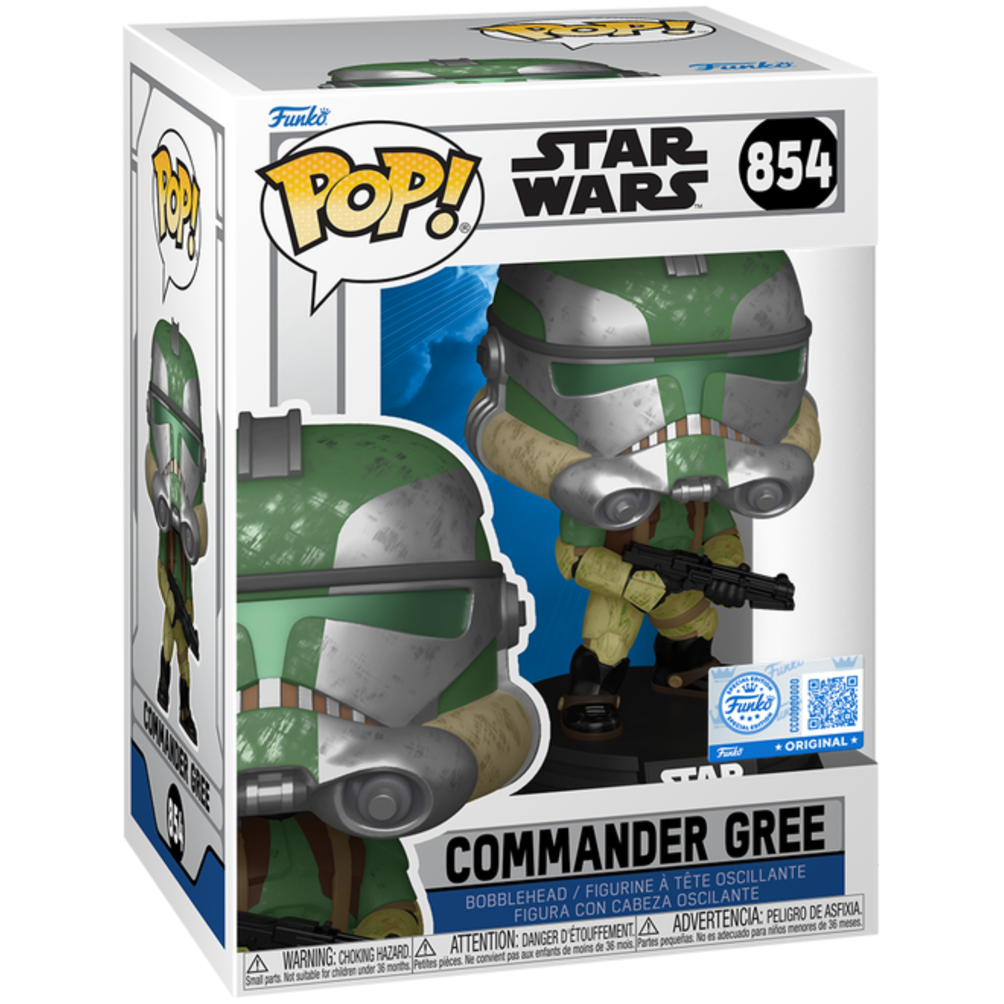 Star Wars - Commander Gree [Clone Wars] (Special Edition) #854 - Funko Pop! Vinyl Star Wars
