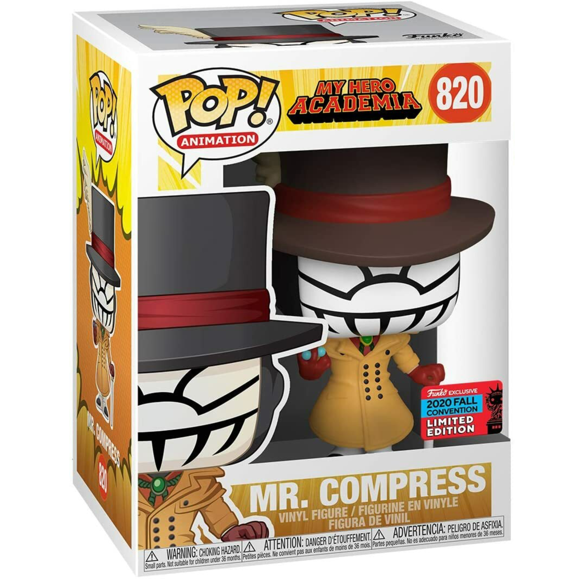 My Hero Academia - Mr Compress (2020 Fall Convention Limited Edition) #820 - Funko Pop! Vinyl Anime