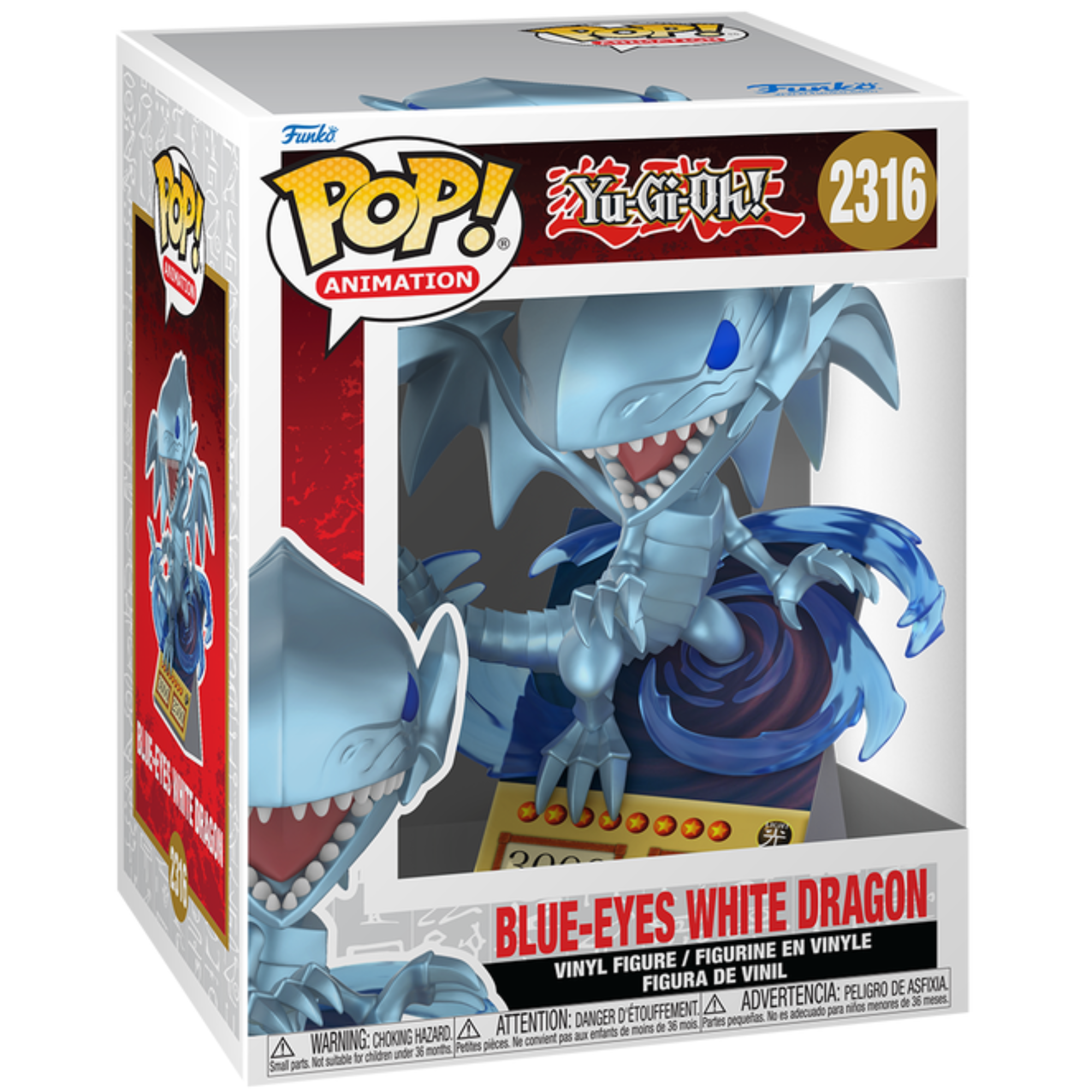 Yu-Gi-Oh! - Blue-Eyes White Dragon [Card] #2316 - Funko Pop! Vinyl Anime