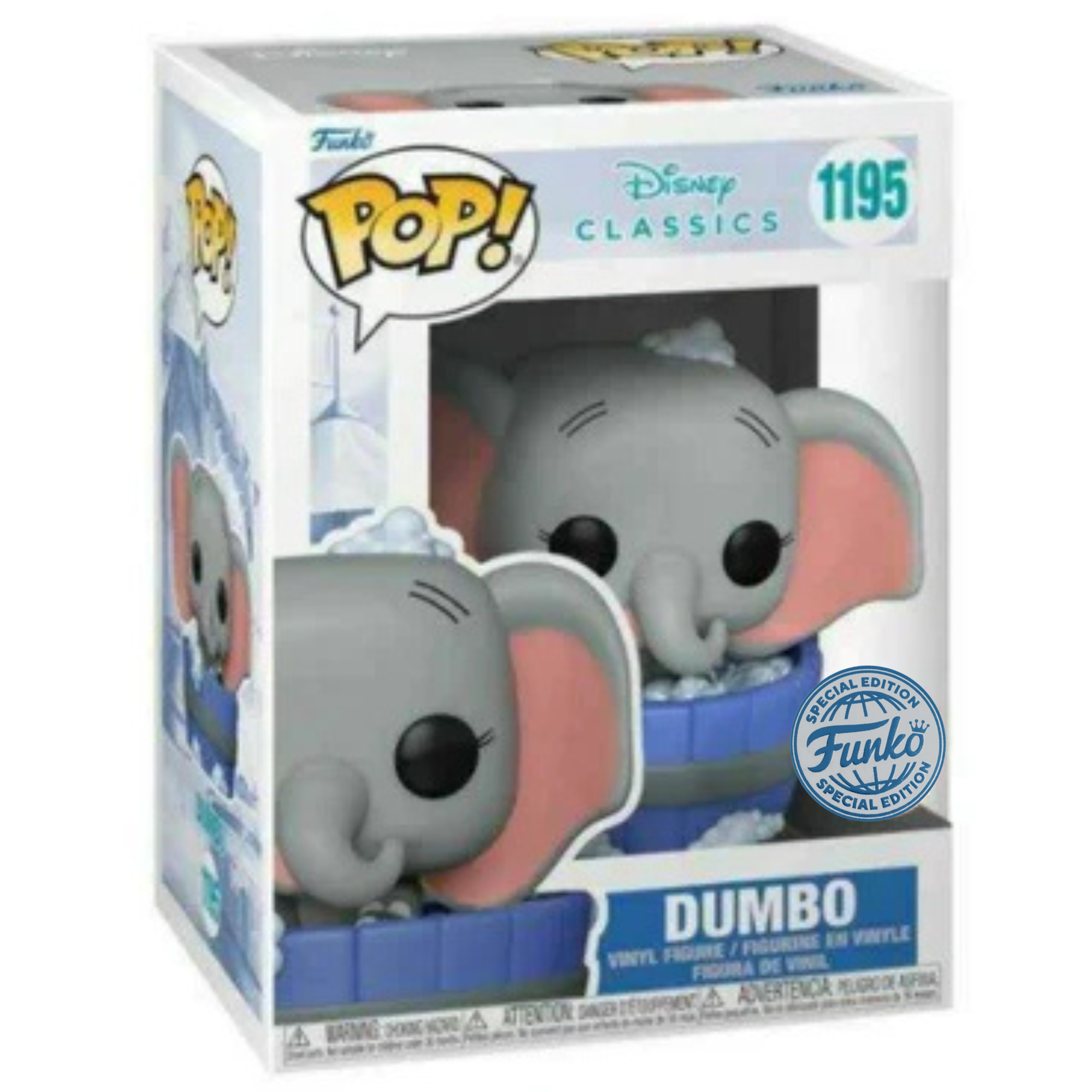 Disney - Dumbo in Bathtub (Special Edition) #1195 - Funko Pop! Vinyl Disney