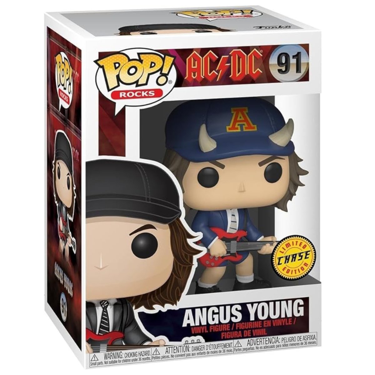 AC/DC - Angus Young (Chase) #91 - Funko Pop! Vinyl Rocks - Persona Toys