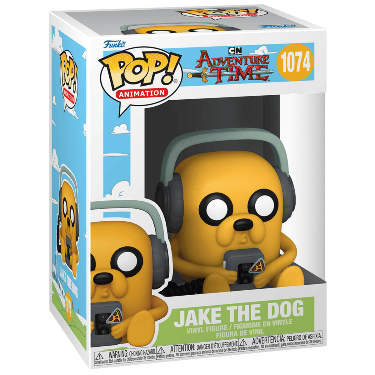 Adventure Time - Jake the Dog [with Player] #1074 - Funko Pop! Vinyl Animation - Persona Toys