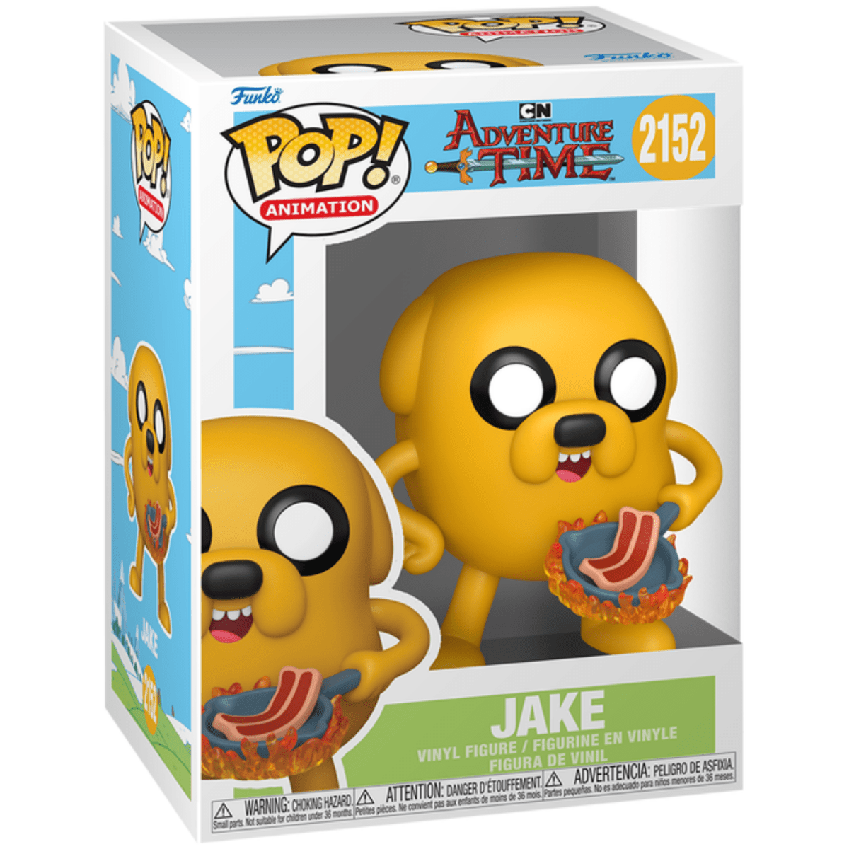 Adventure Time - Jake with Bacon Pancakes 2152 - Funko Pop! Vinyl Animation - Persona Toys