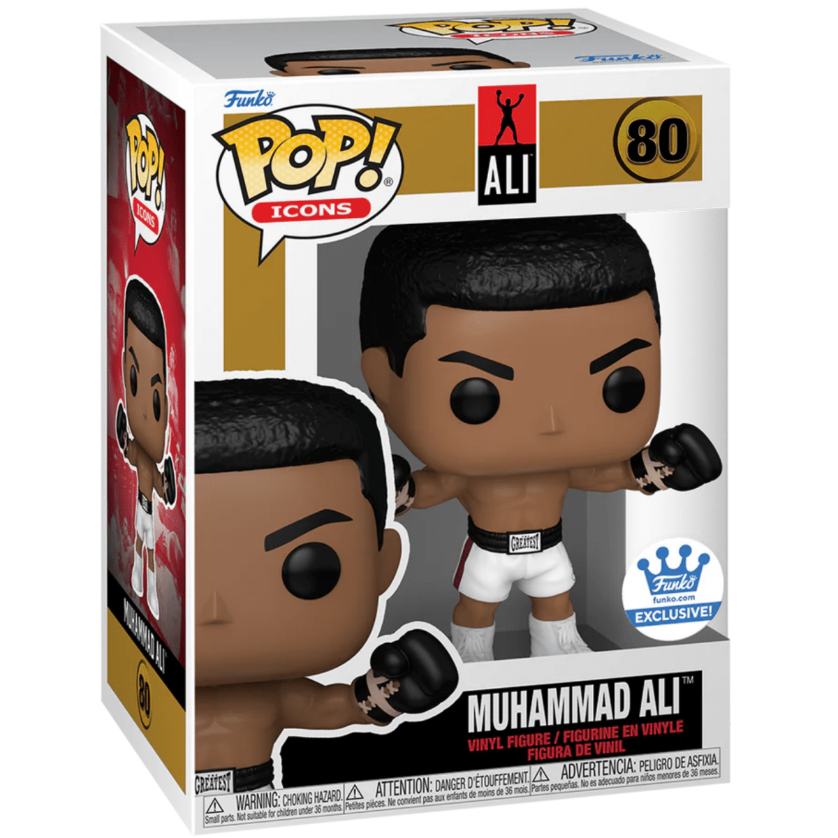 Ali - Muhammad Ali [Arms Out] (Funko Shop Exclusive) #80 - Funko Pop! Vinyl Boxing Icons - Persona Toys