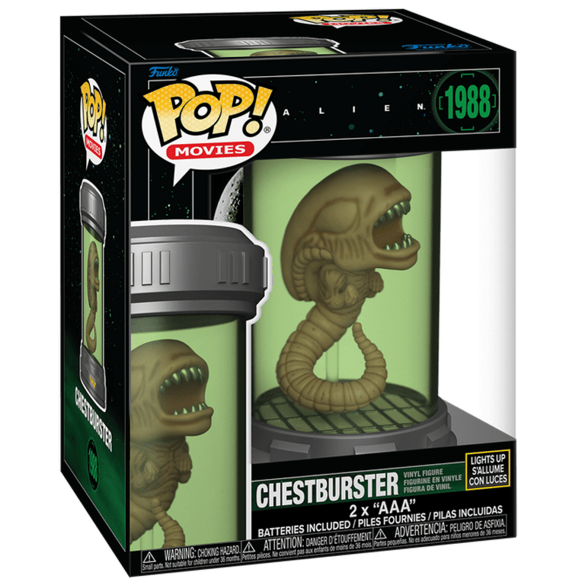 Alien - Xenomorph Chestburster [Lights Up] 1988 - Funko Pop! Vinyl Movies - Persona Toys