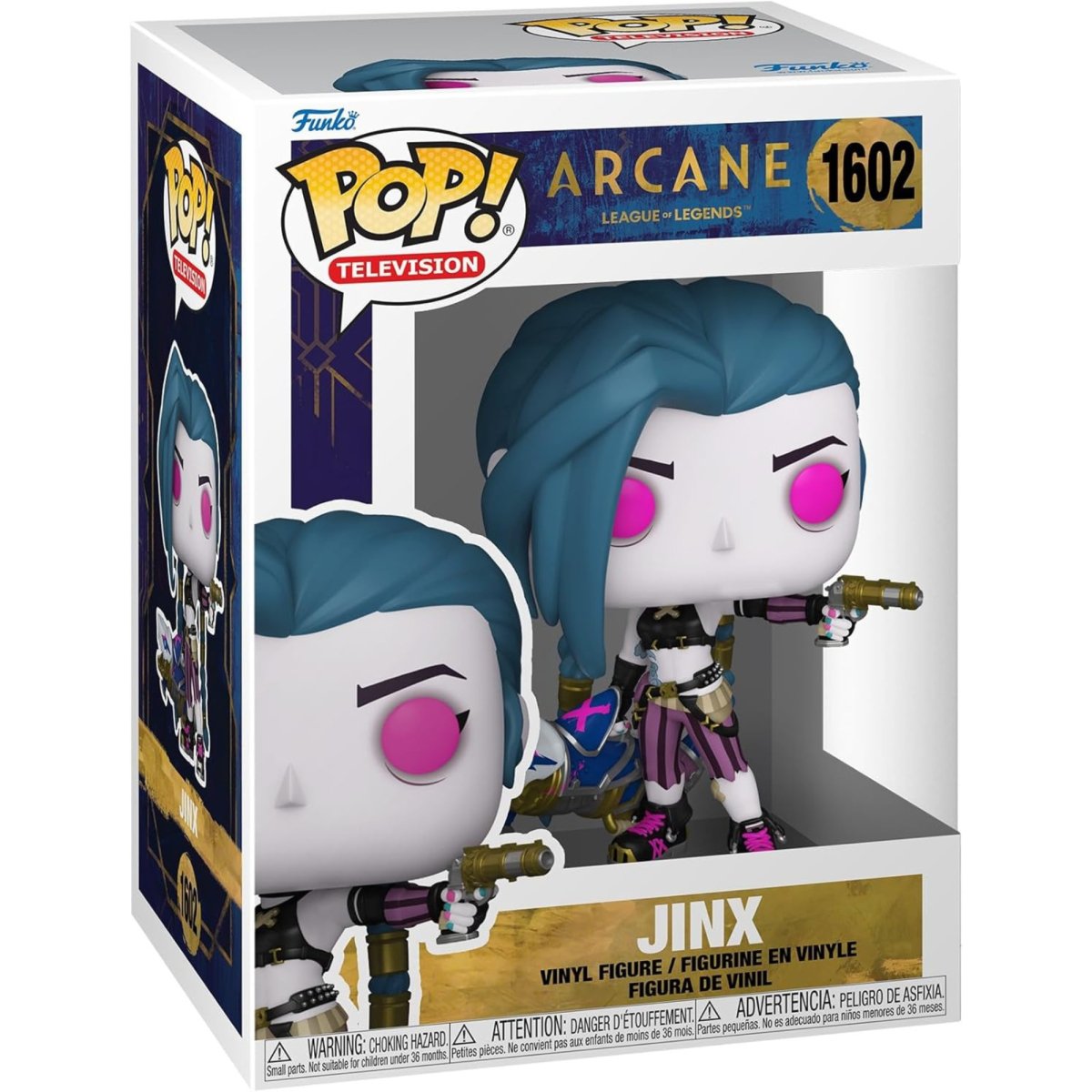 Arcane League of Legends Game - Jinx #1602 - Funko Pop! Vinyl Animation - Persona Toys