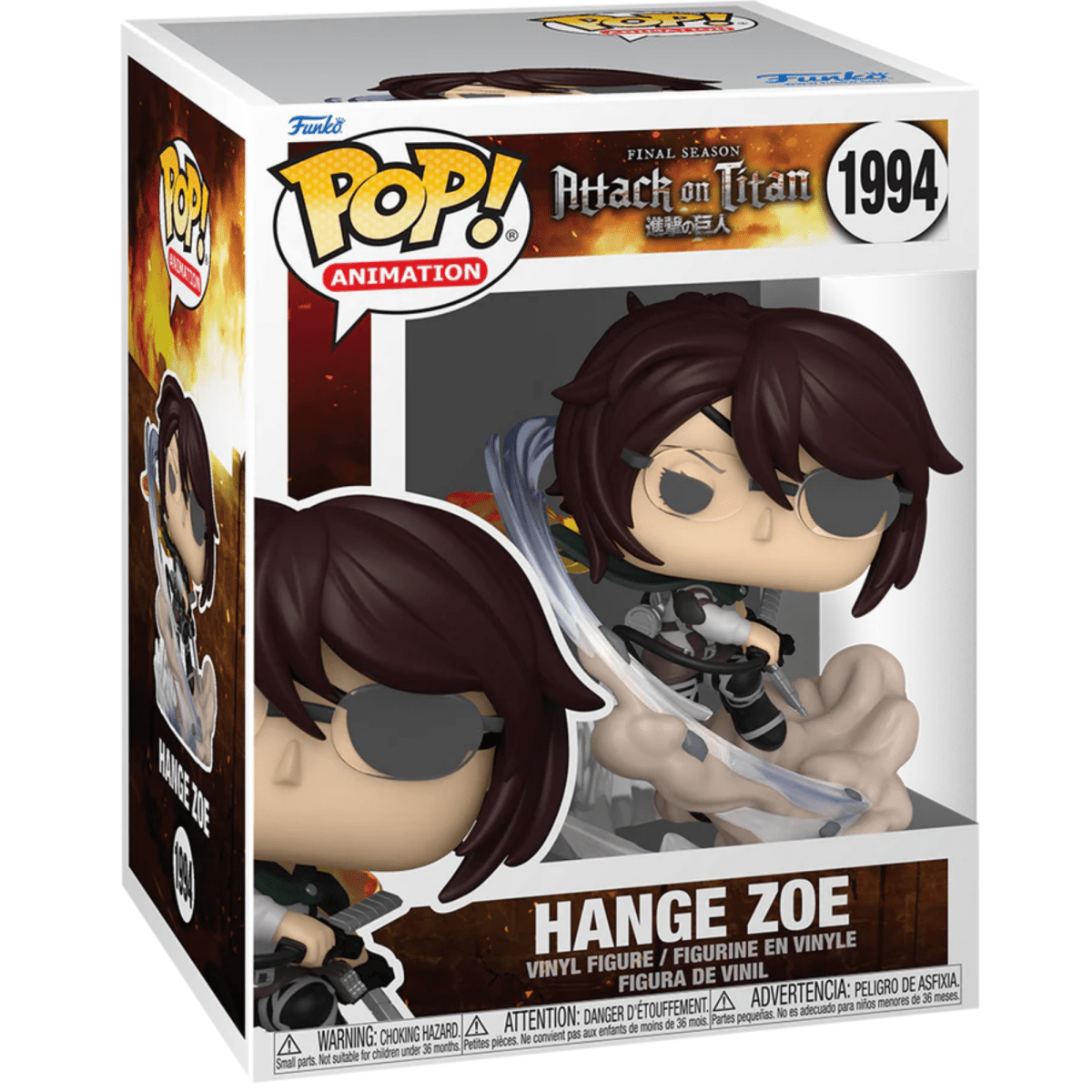Attack on Titan - Hange Zoe 1994 - Funko Pop! Vinyl Anime - Persona Toys
