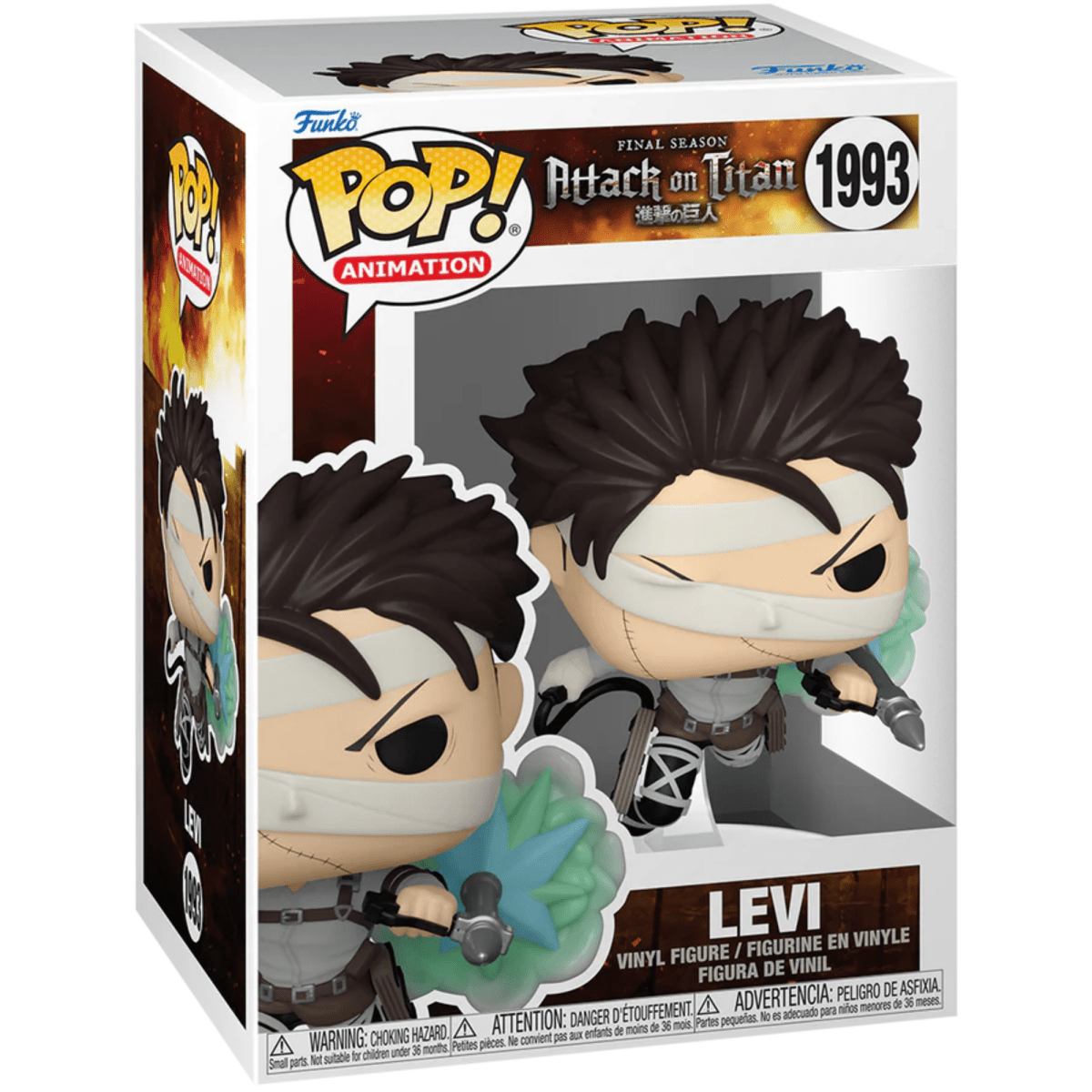 Attack on Titan - Levi 1993 - Funko Pop! Vinyl Anime - Persona Toys