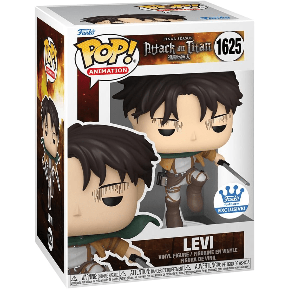 Attack on Titan - Levi [Falling] (Funko Shop Exclusive) 1625 - Funko Pop! Vinyl Anime - Persona Toys