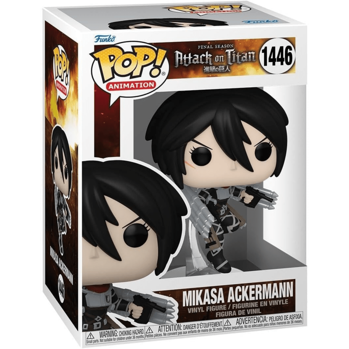 Attack on Titan - Mikasa Ackerman 1446 - Funko Pop! Vinyl Anime - Persona Toys