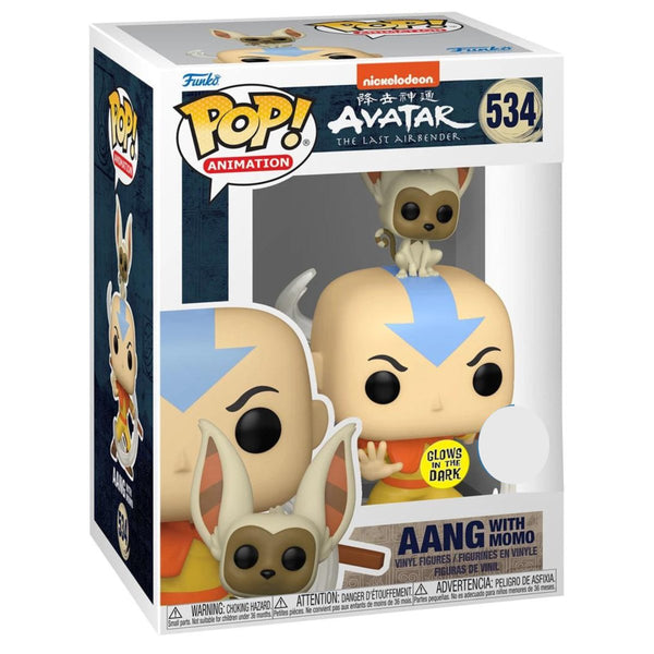 Avatar The Last Air Bender - Aang with Momo (Glow) #534