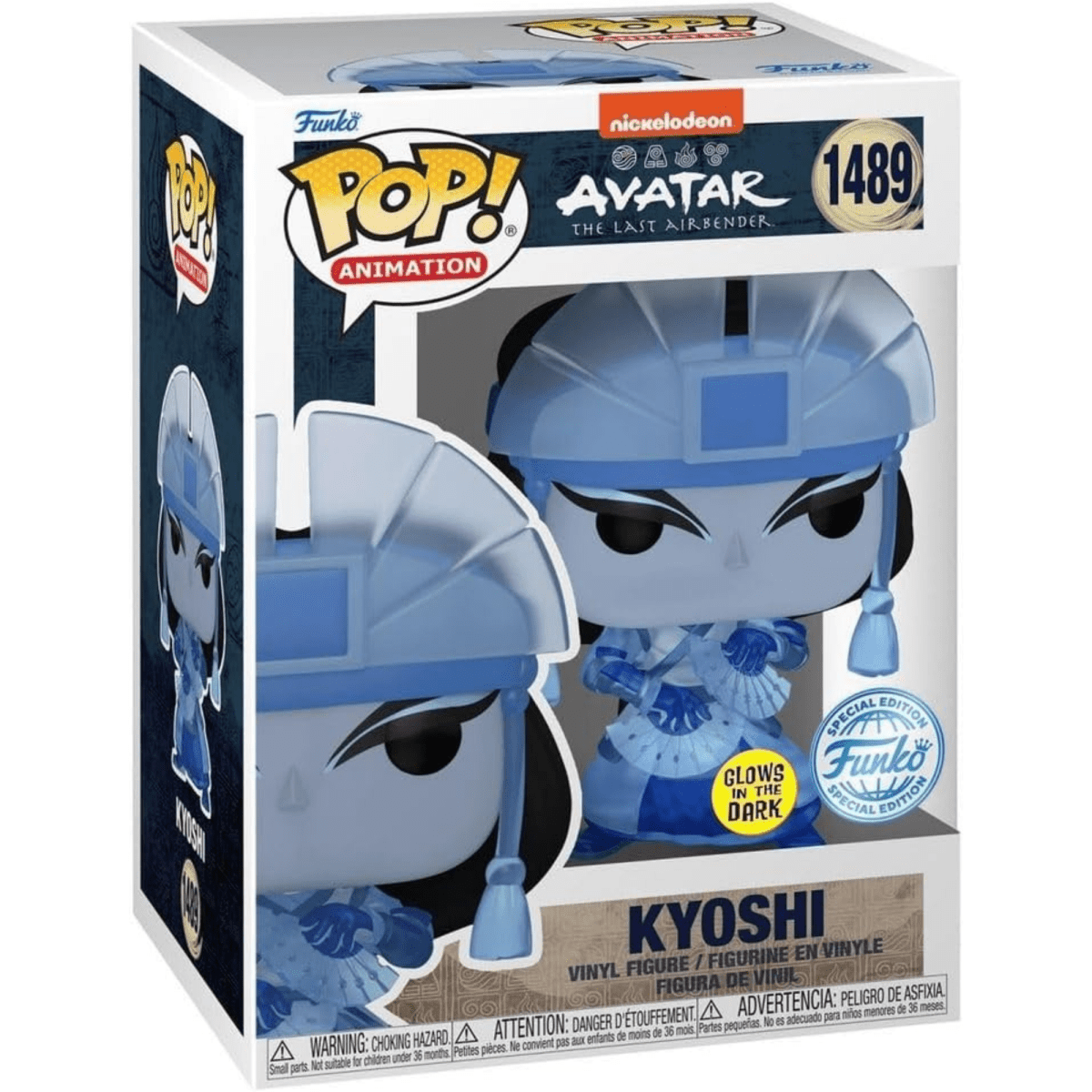 Avatar The Last Air Bender - Kyoshi (Spirit) (Glow Special Edition) #1489 - Funko Pop! Vinyl Anime - Persona Toys