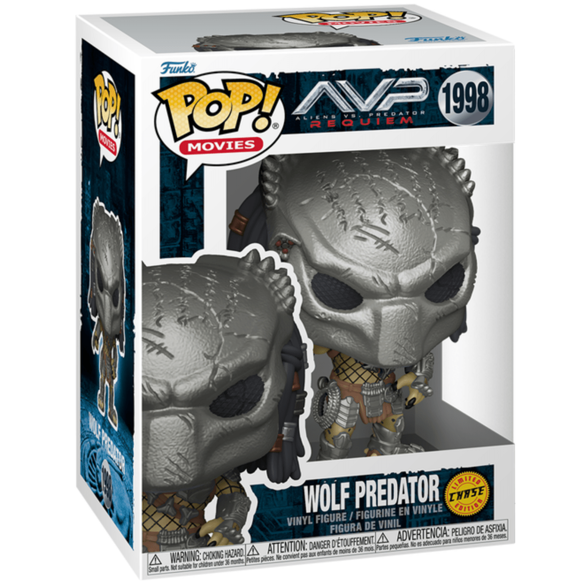 AVP Aliens vs. Predator Requiem - Wolf Predator [Masked] (Chase) 1998 - Funko Pop! Plus Vinyl Movies - Persona Toys