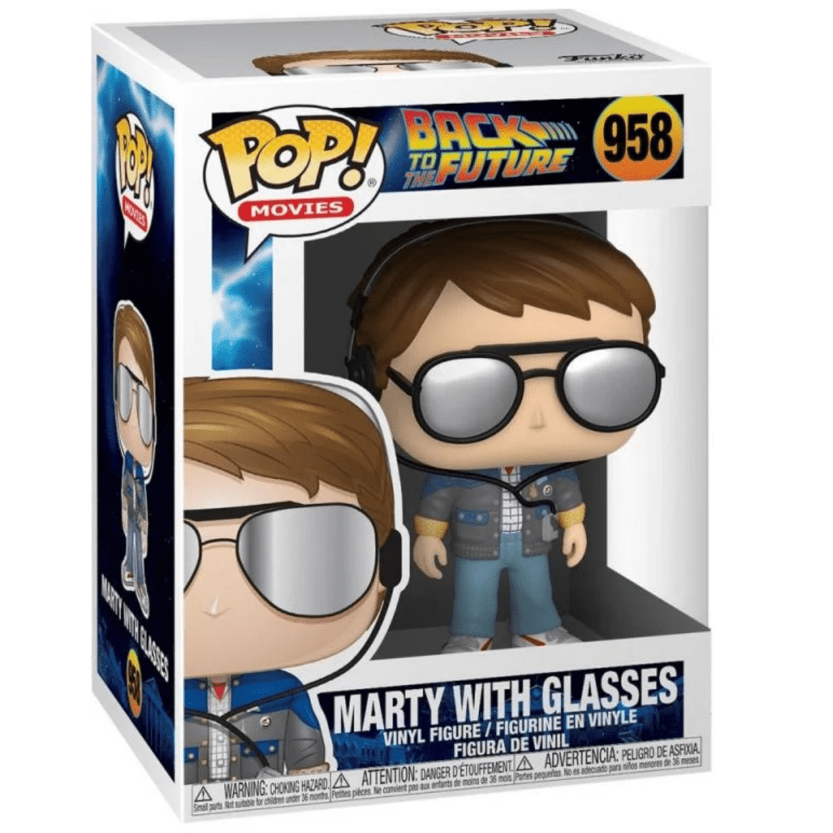 Back to the Future - Marty McFly with Glasses #958 - Funko Pop! Vinyl Movies - Persona Toys