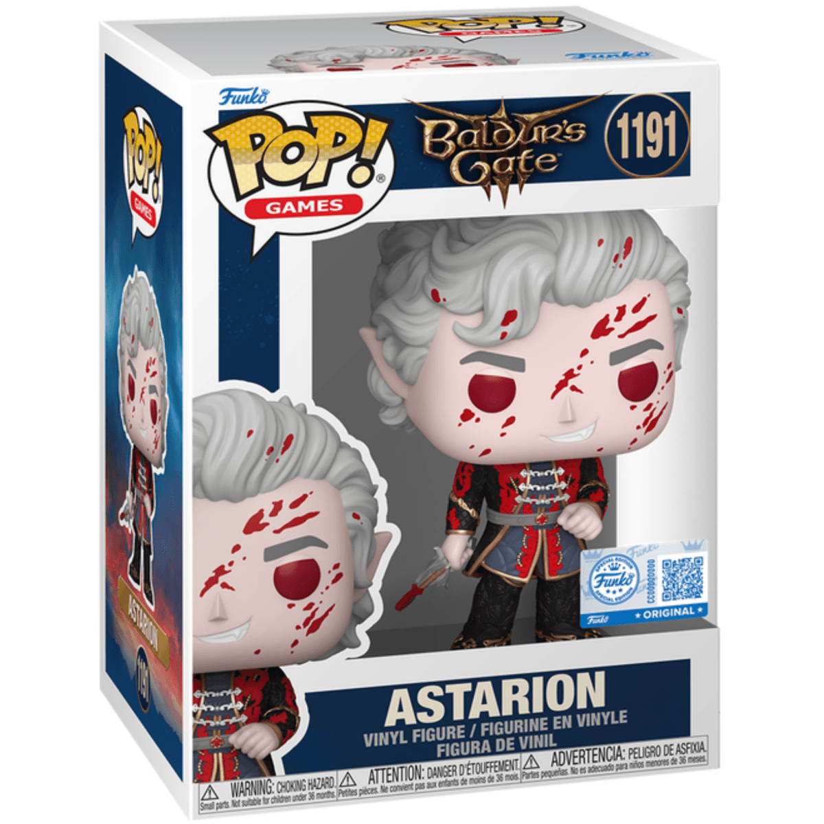 Baldur's Gate - Astarion (Bloody) (Special Edition) 1191 - Funko Pop! Vinyl Games - Persona Toys
