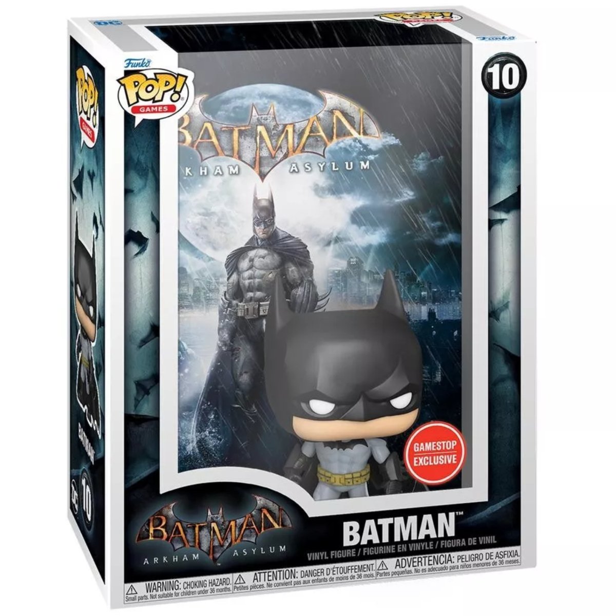 Batman Arkham Asylum - Batman (Gamestop Exclusive) #10 - Funko Pop! Vinyl Games Cover - Persona Toys