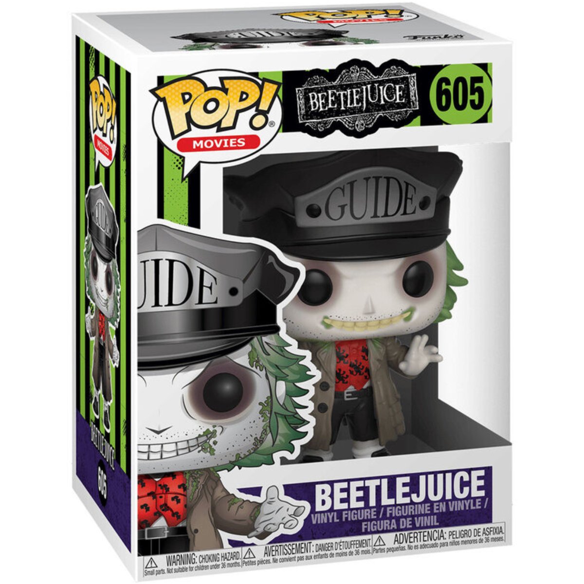 Beetlejuice - Beetlejuice [w/ Hat] #605 - Funko Pop! Vinyl Movies - Persona Toys