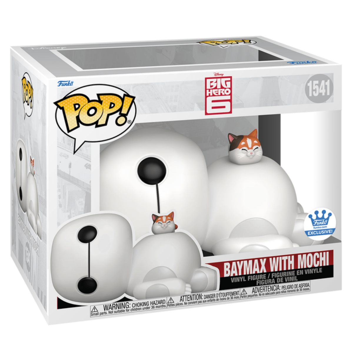 Big Hero 6 - 6" Baymax with Mochi (Funko Shop Exclusive) 1541 - Funko Pop! Vinyl Disney - Persona Toys