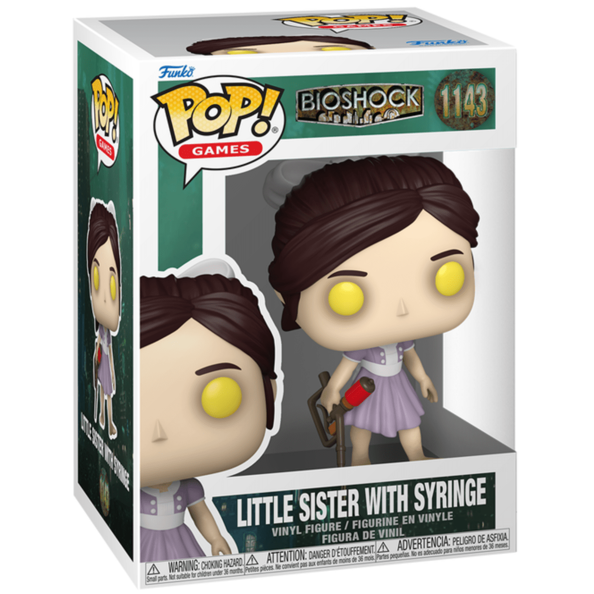 Bioshock - Little Sister with Syringe 1143 - Funko Pop! Vinyl Games - Persona Toys