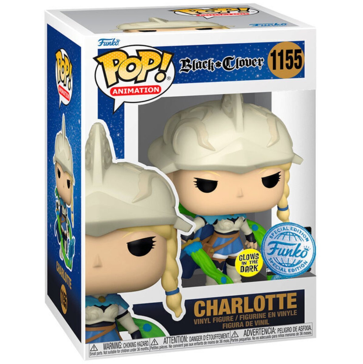 Black Clover - Charlotte (Glow Special Edition) #1155 - Funko Pop! Vinyl Anime - Persona Toys