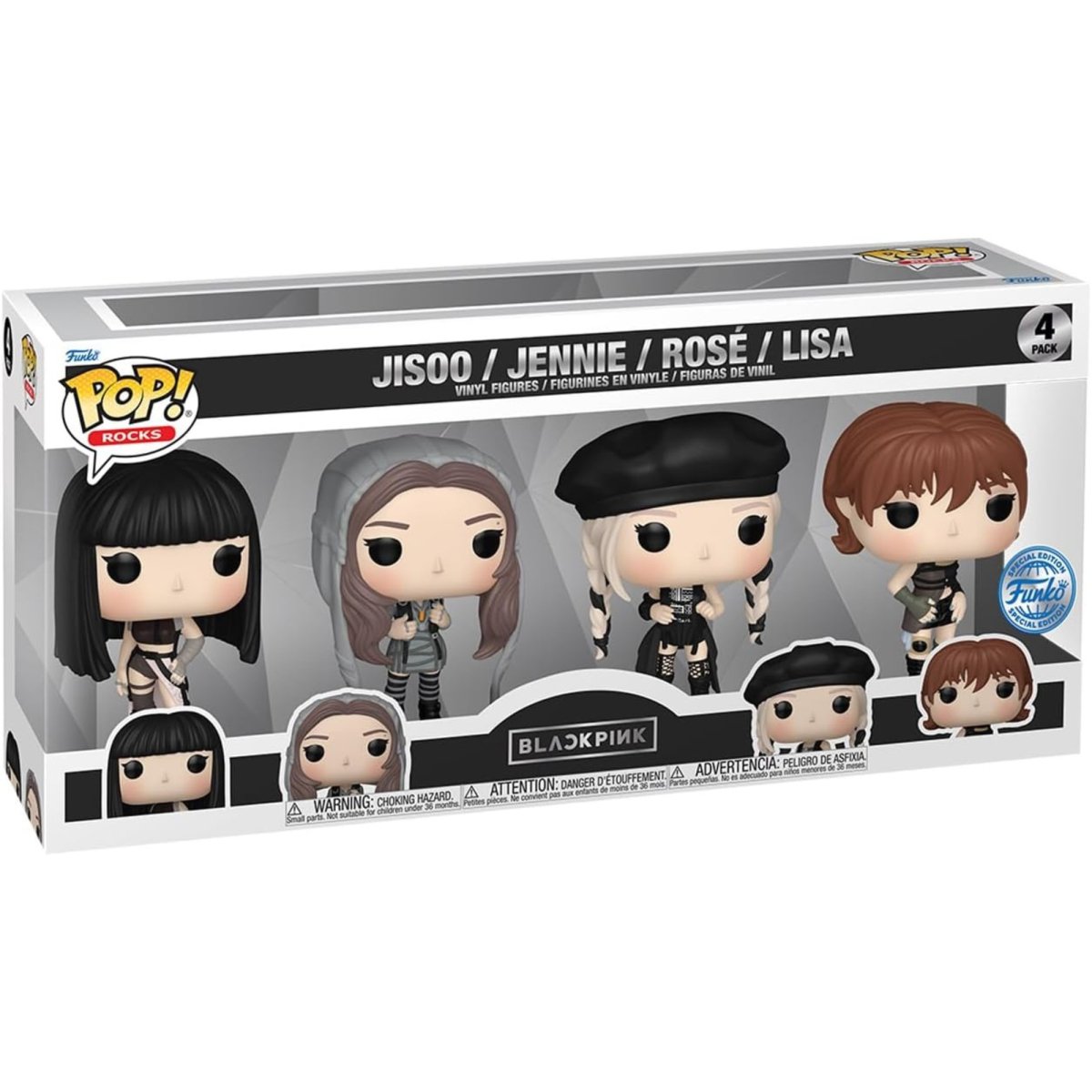 BLACKPINK - Jisoo / Jennie / Rose / Lisa [Born Pink World Tour] (Special Edition) 4 Pack - Funko Pop! Vinyl Rocks - Persona Toys