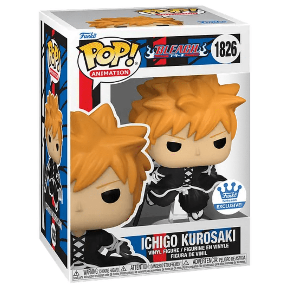 Bleach - Ichigo Kurosaki [Getsuga Tensho] (Funko Shop Exclusive) 1826 - Funko Pop! Vinyl Anime - Persona Toys