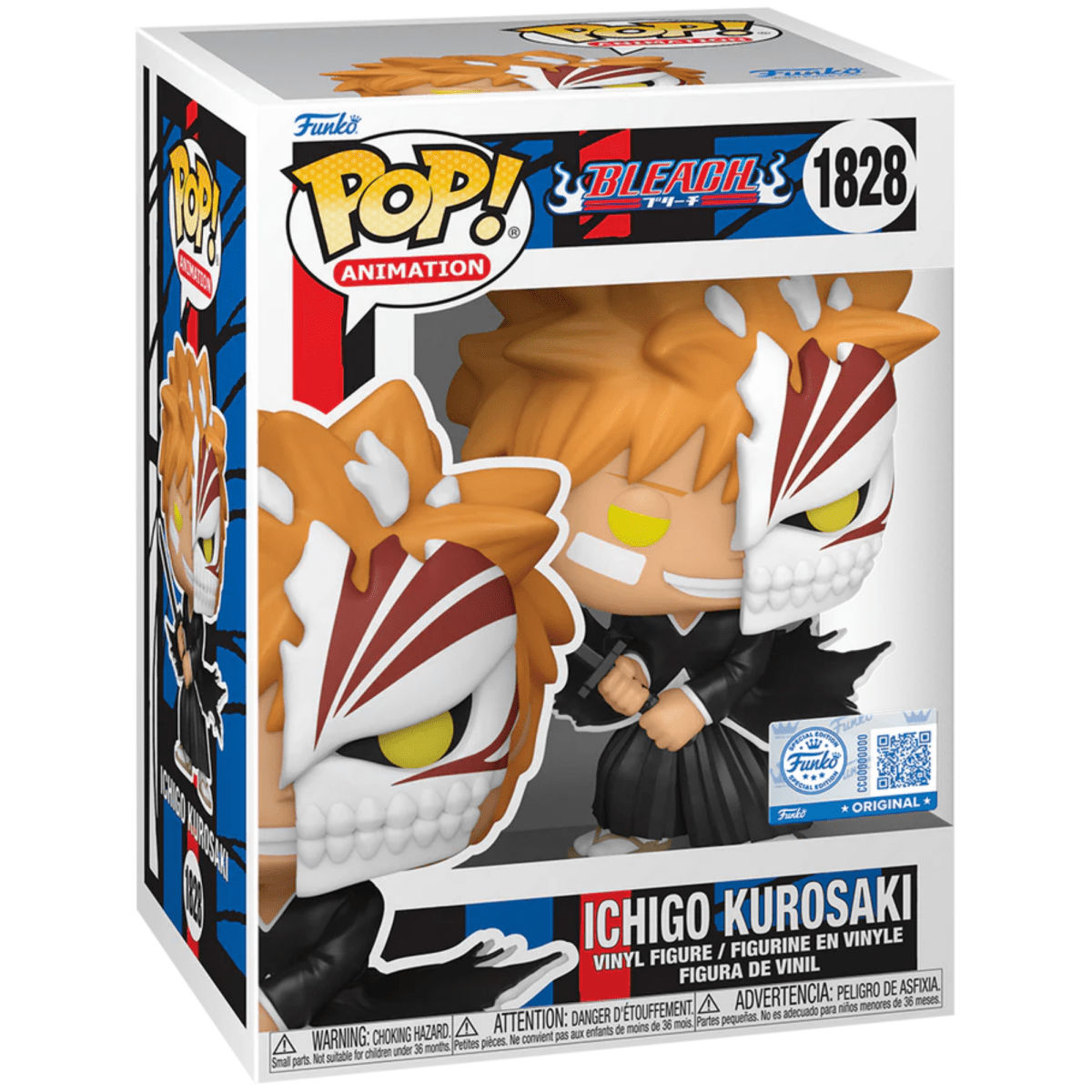 Bleach - Ichigo Kurosaki [Half Mask] (Special Edition) 1828 - Funko Pop! Vinyl Anime - Persona Toys