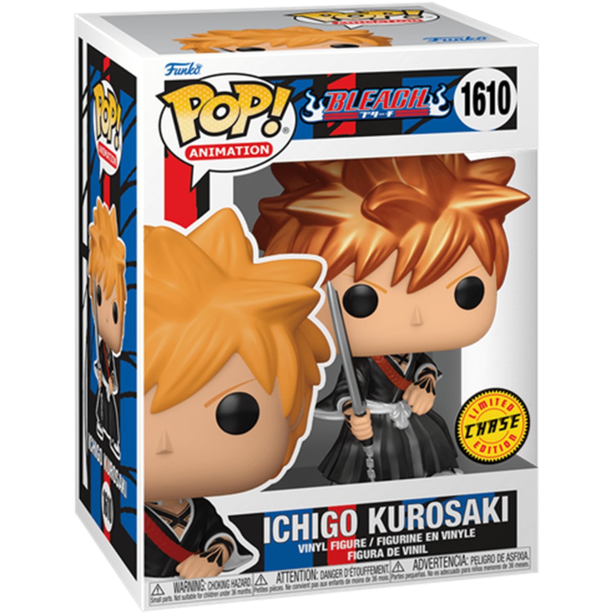 Bleach - Ichigo Kurosaki (Metallic) (Chase) #1610 - Funko Pop! Vinyl Anime - Persona Toys