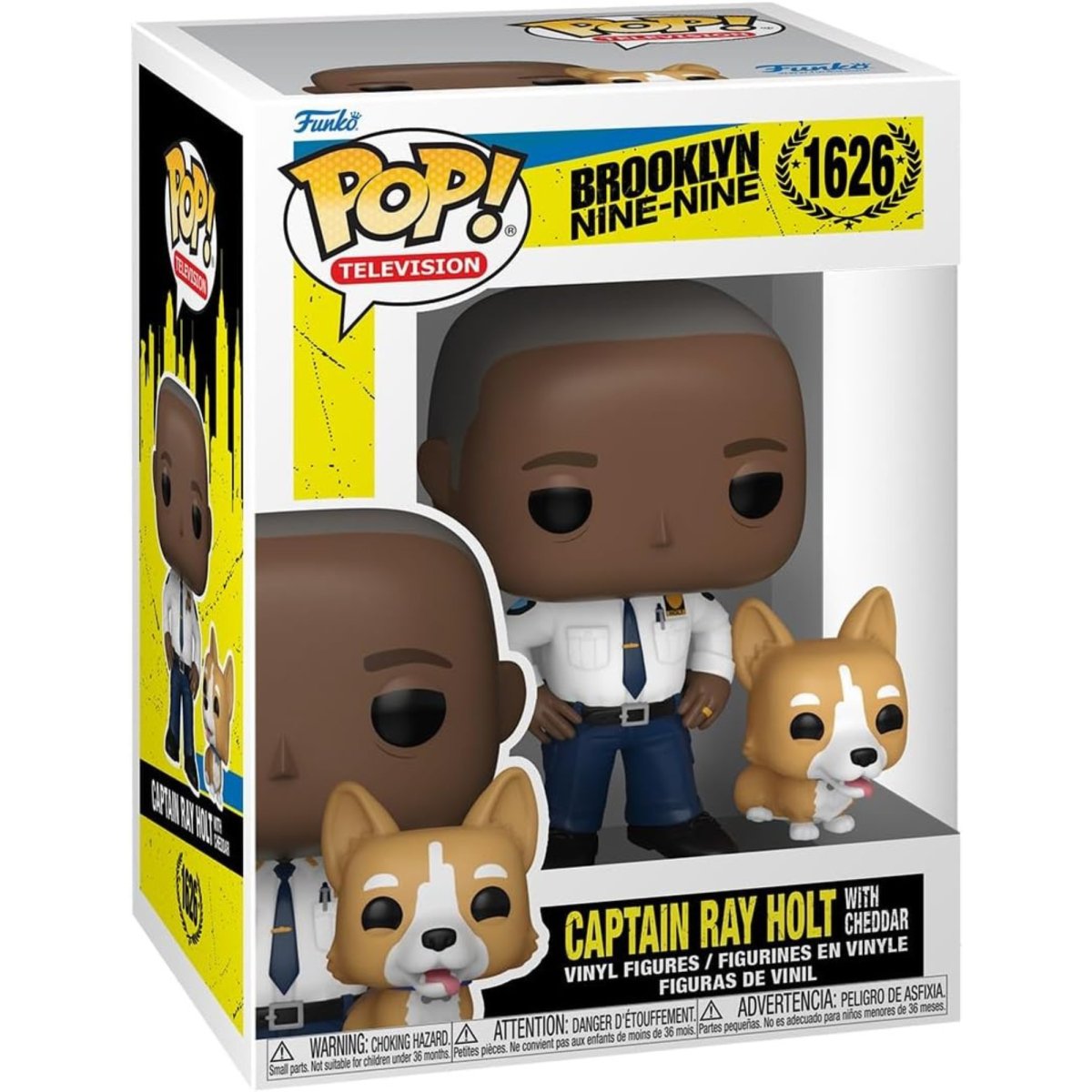 Brooklyn Nine - Nine - Captain Ray Holt with Cheddar #1626 - Funko Pop! Vinyl Television - Persona Toys